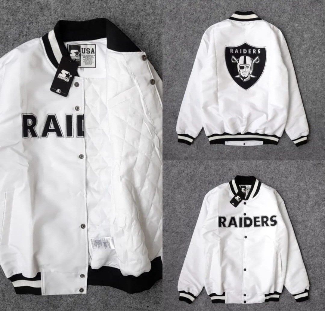 Raiders jacket preoder (Category: Coats, Jackets and Outerwear) located in Singapore. Submitted by joeflywings (Listing ID 1243256816, Image 1). Description: preoder. Size M to XL only.