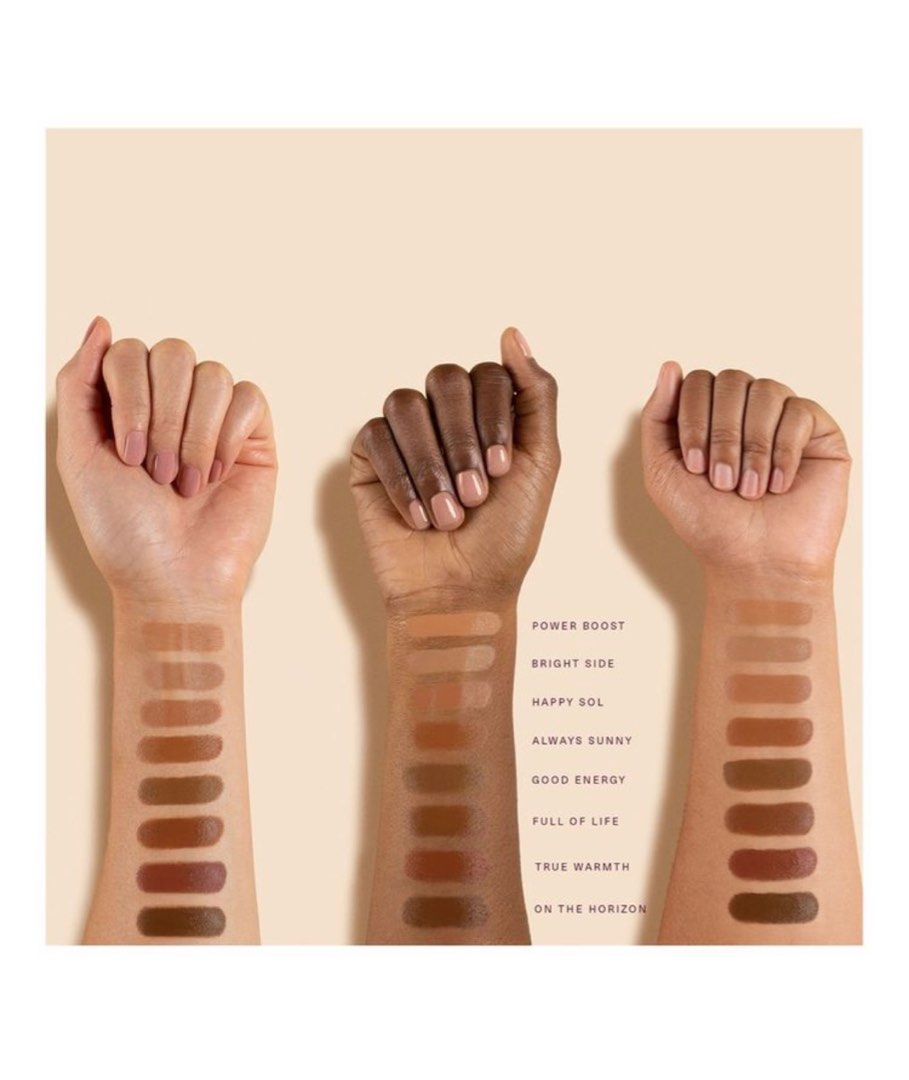 Rare Beauty Warm Wishes Effortless Bronzer Stick Swatches