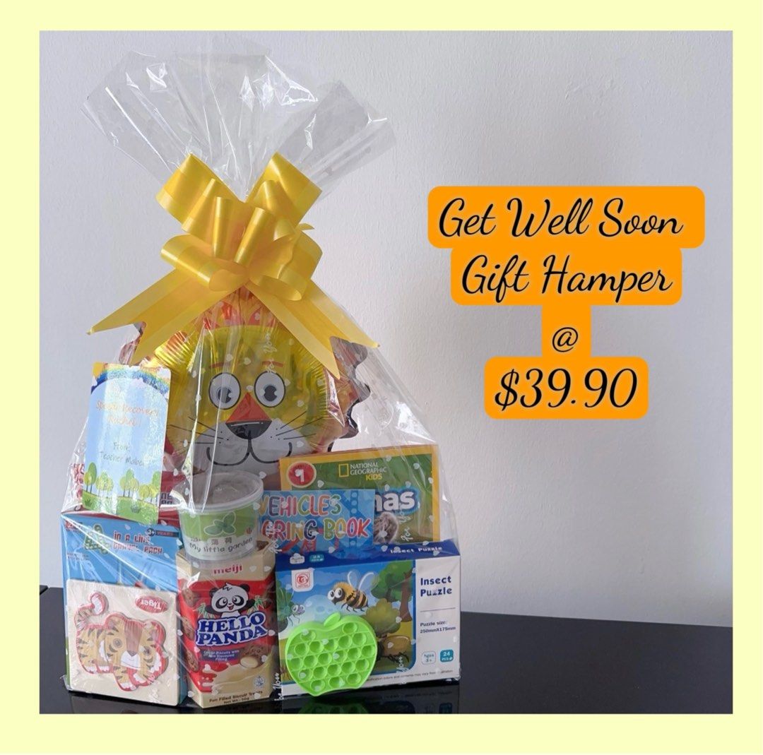 ⭐️ Ready Stock ⭐️ Get Well Soon Hamper For Children Kids Gift Basket Same  Day Delivery Available | Children's Hamper | 3d-mon.com