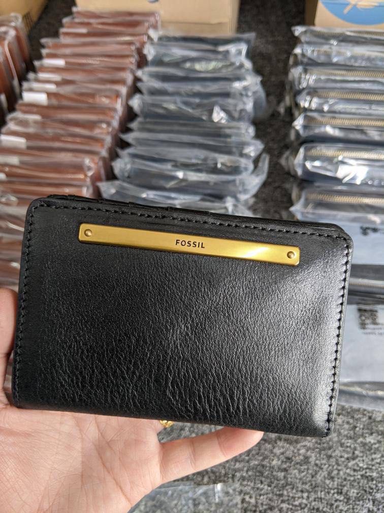 READYSTOCK FOSSIL LIZA MULTIFUNCTION IN BLACK LEATHER