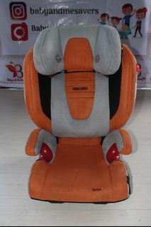 Recaro Monza Toddler Baby Car Seat 
With built in speakers color grey orange
