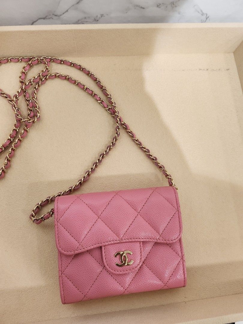 CHANEL SLG REVIEW (Chanel card holder, small wallet and WOC) 