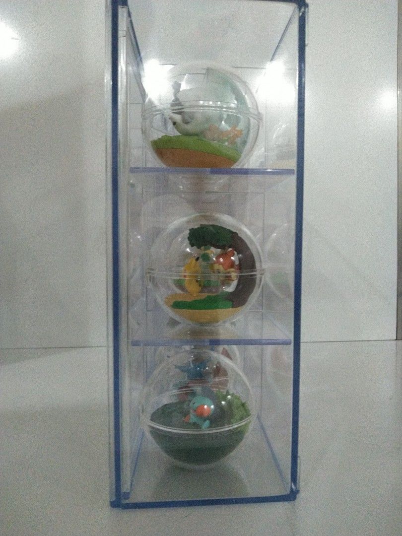 Rement Pokemon terrarium acrylic display case with box partition (PreOrder), Hobbies & Toys