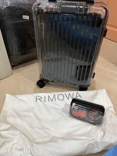 UNUSED SUPREME x RIMOWA Collaboration Topas Multiwheel 45L Travel Bag