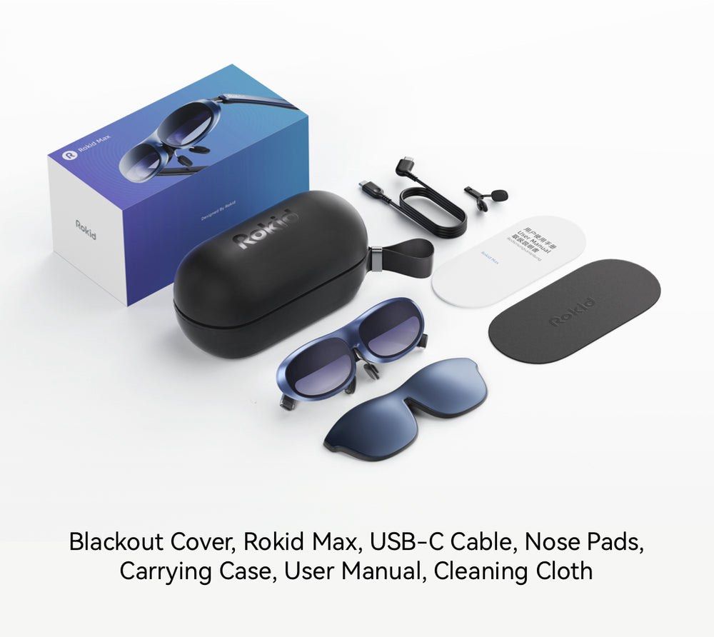Rokid MAX AR glasses (Category: Other Gadgets) located in Quezon City. Submitted by everythingInternational (Listing ID 1243099380, Image 3). Description: Rokid Max AR glasses ₱17,500 FREE SHIPPING Rokid Station Global ₱ 8990 Top-tier audiovisual experiences Enjoy cinema-grade entertainment at home, on the road, or wherever you like with Rokid Max. A Game-changing experience Battle your enemies on the big screen wherever you are, with lasting com