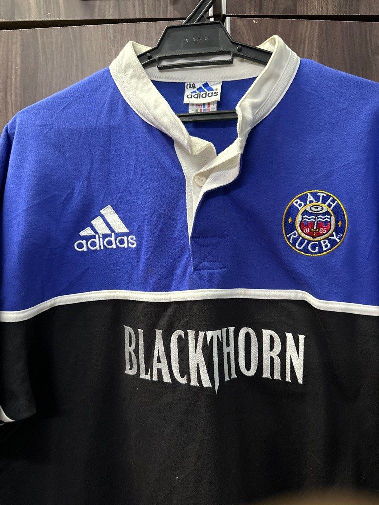 RUGBY JERSEY BLACKTHORN RUGBY CLUB 90S, Men's Fashion, Activewear on