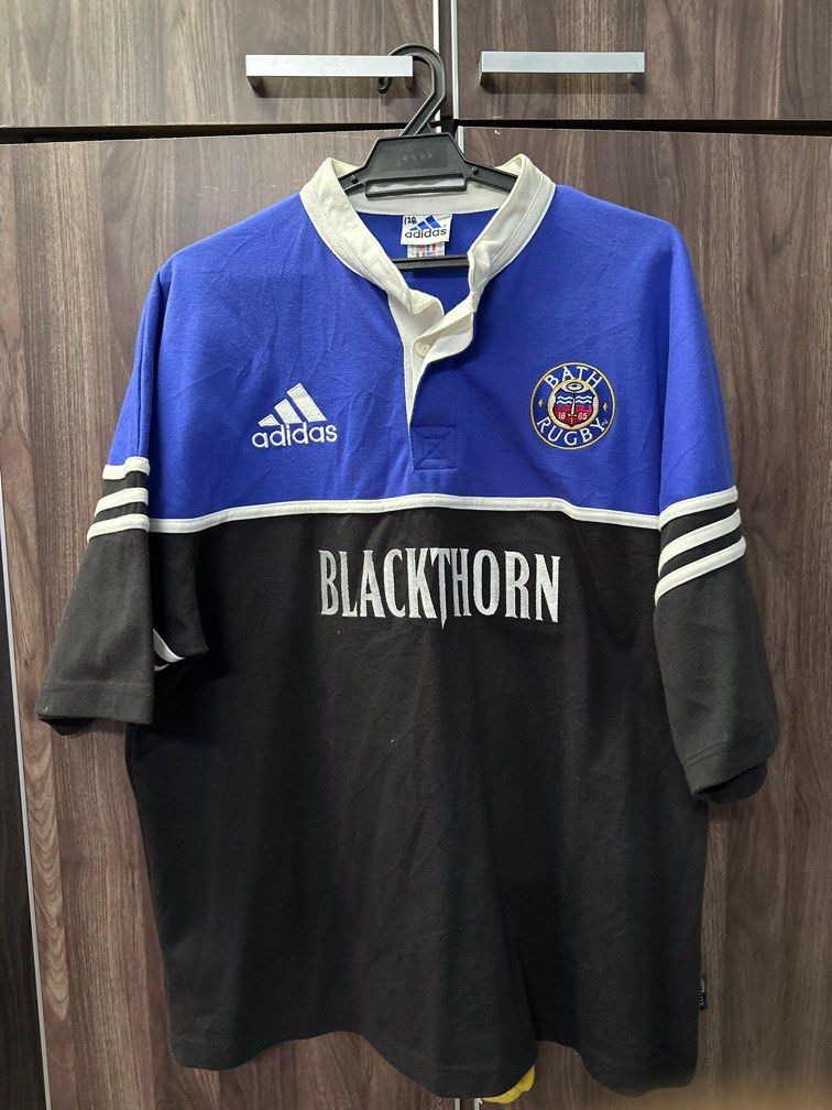 RUGBY JERSEY BLACKTHORN RUGBY CLUB 90S, Men's Fashion, Activewear on