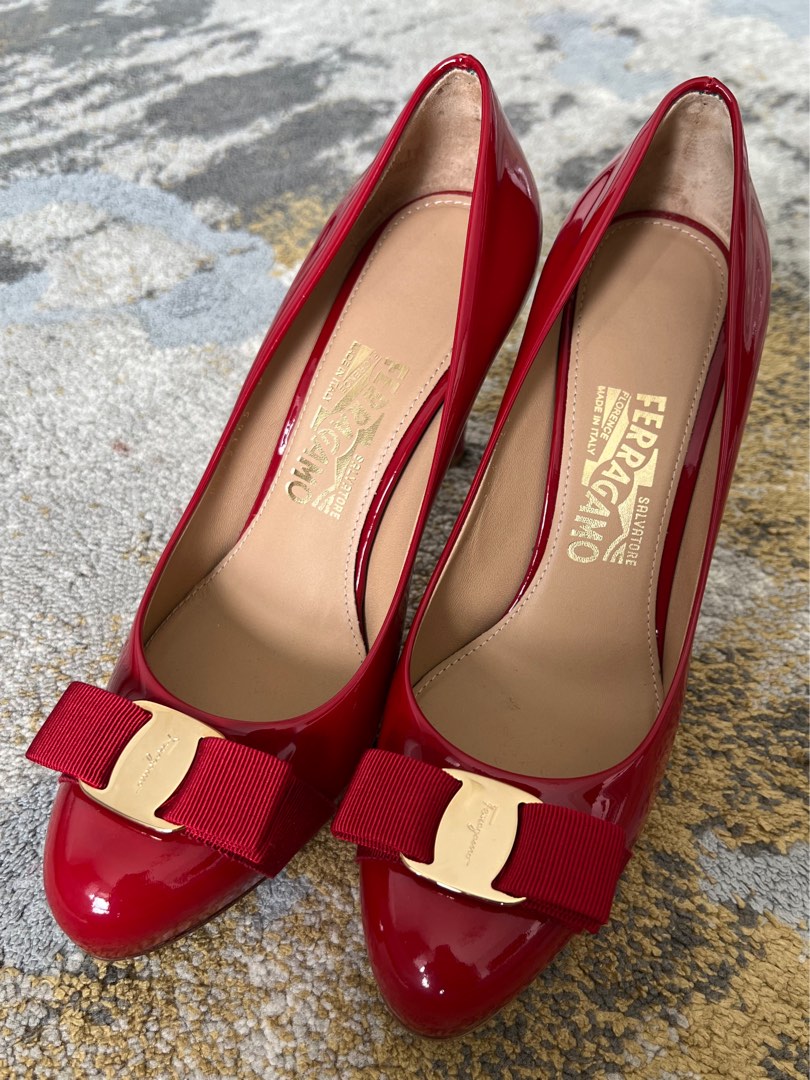 Salvatore Ferragamo Pimpa red heels Luxury Sneakers Footwear
