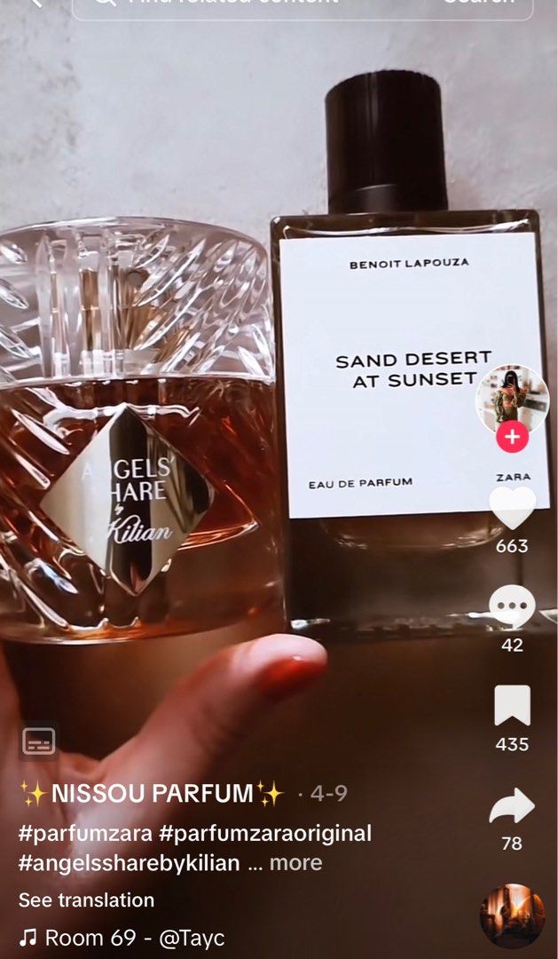 15 Second Fragrance Find At Zara!  Sunrise On The Red Sand Dunes