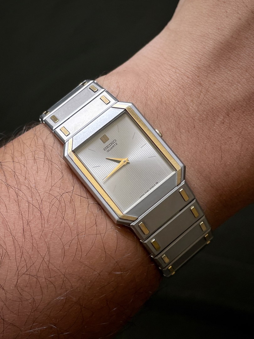 Seiko Tank Quartz Collection Men s Fashion Watches Accessories