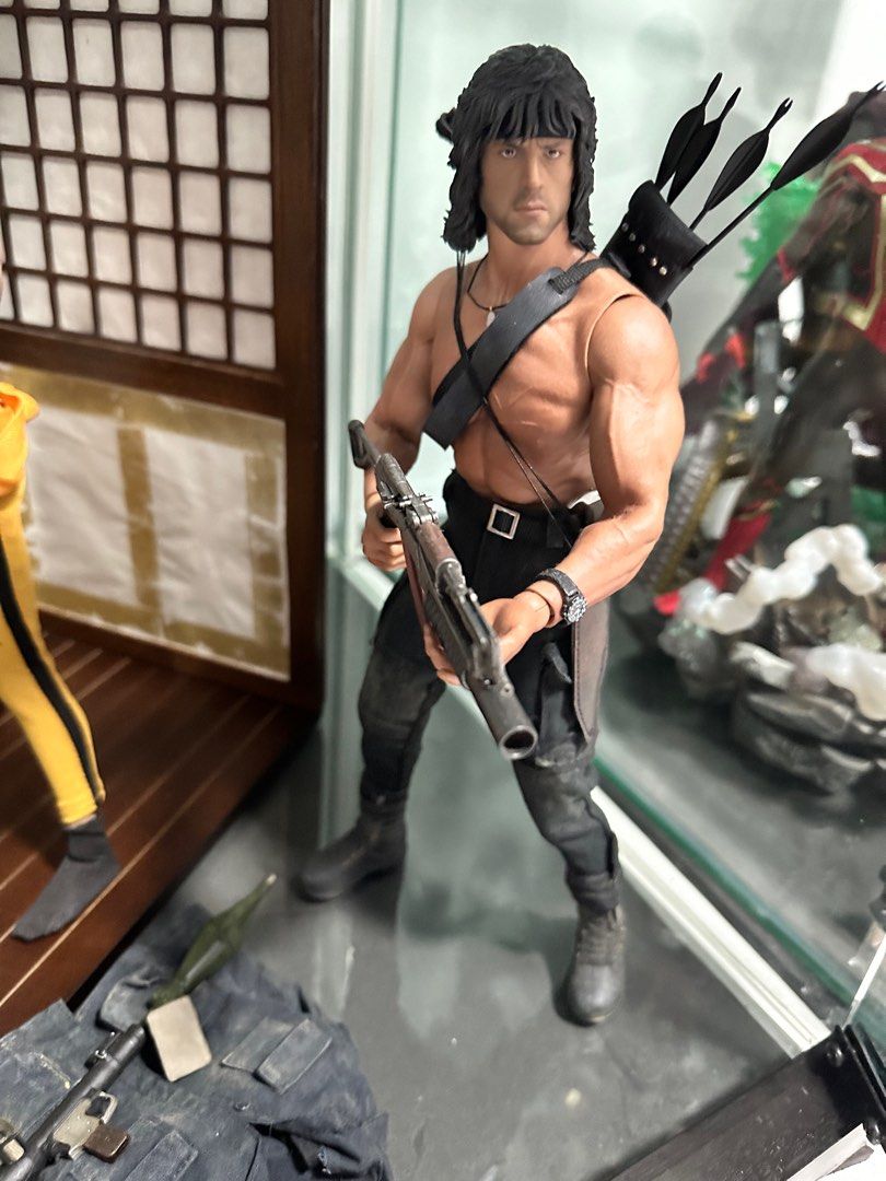 Set Only (Enterbay Bruce Lee Game of Death, Threezero Rambo 3), Hobbies ...