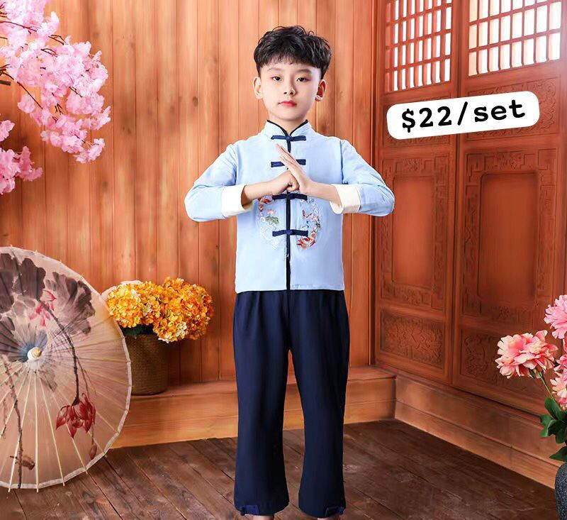 Boy traditional chinese outfit hot sale