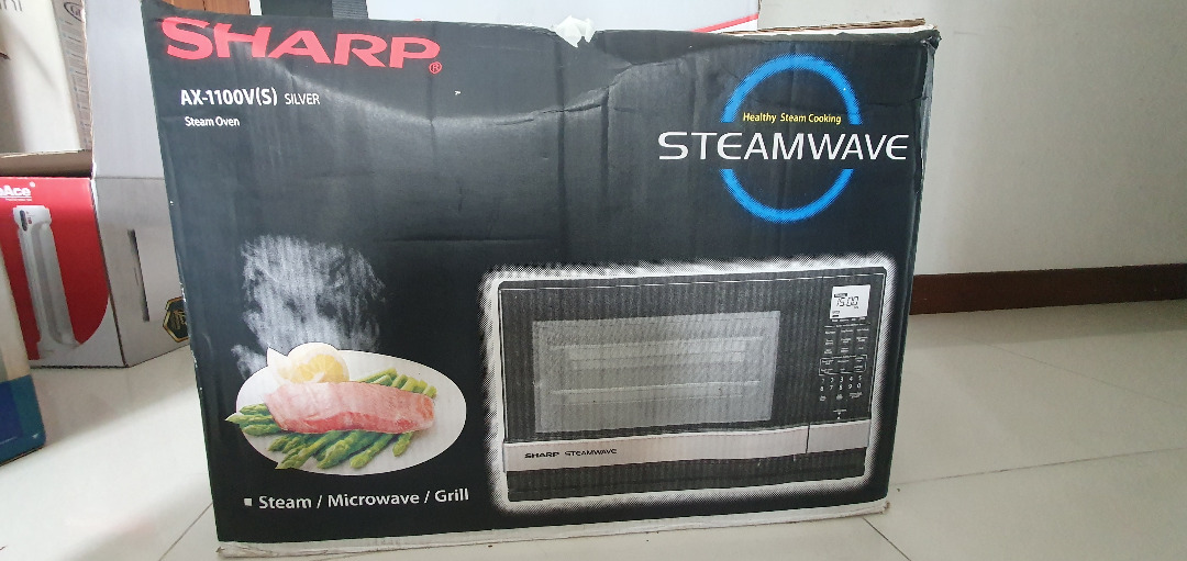 Sharp Steam Oven AX1100V(S) Silver, TV & Home Appliances, Kitchen