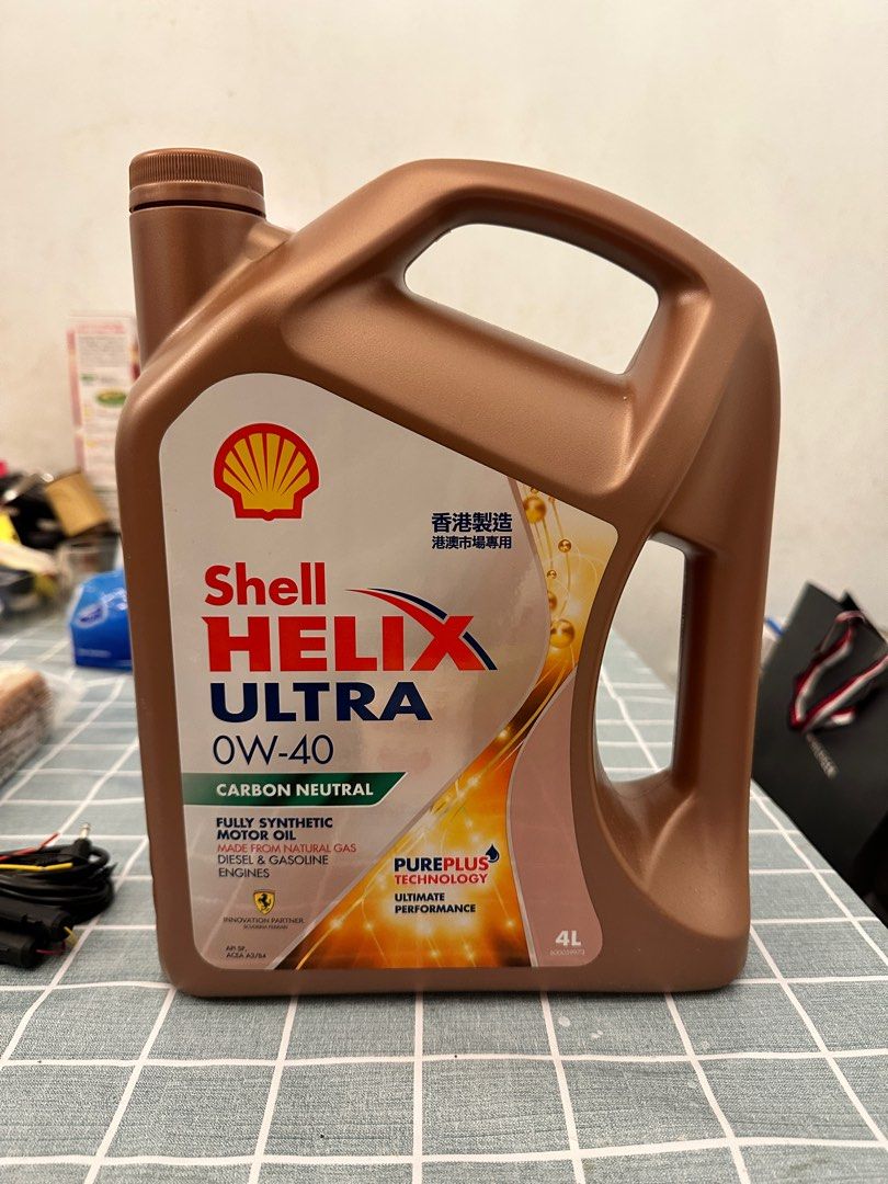 Shell Helix Ultra 0W40 偈油 機油, 其他, 其他 - Carousell