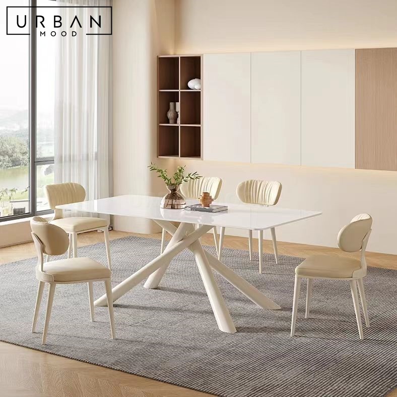 SHEP Modern Sintered Stone Dining Table, Furniture & Home Living