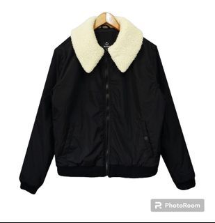 Sherpa bomber jacket