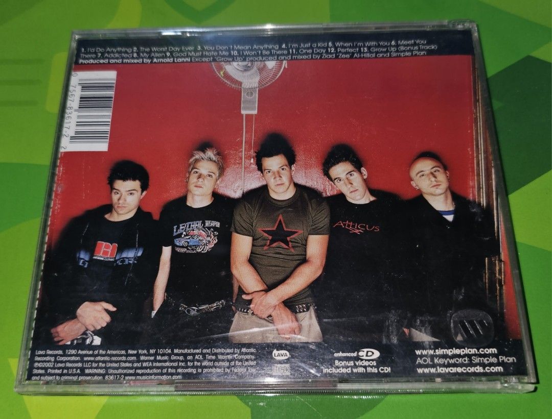 Simple Plan No Pads No Helmetsjust balls CD Good Condition