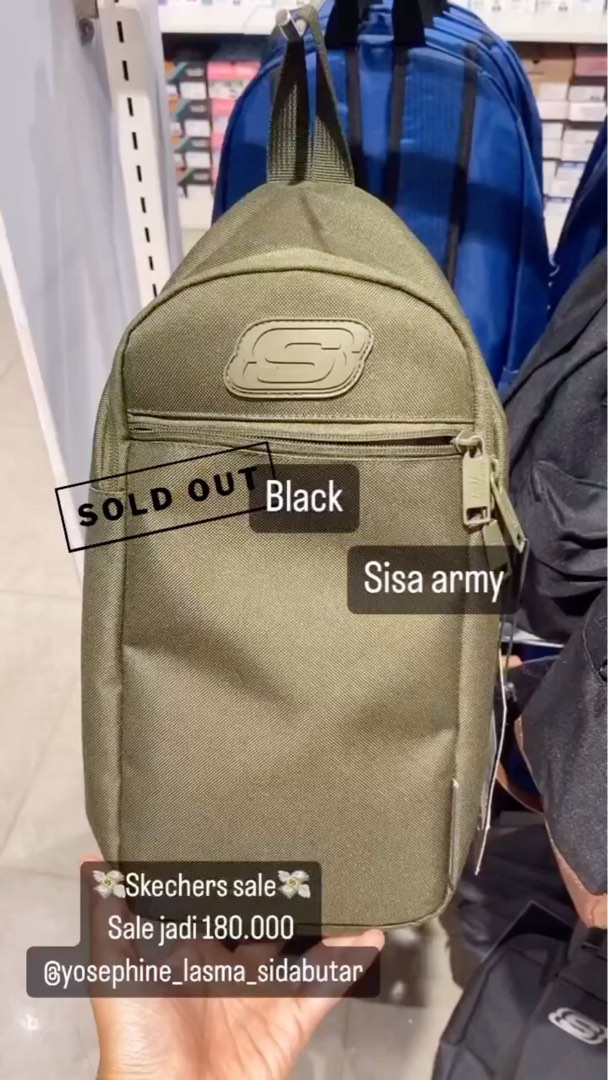 SKECHERS BAG ARMY on Carousell