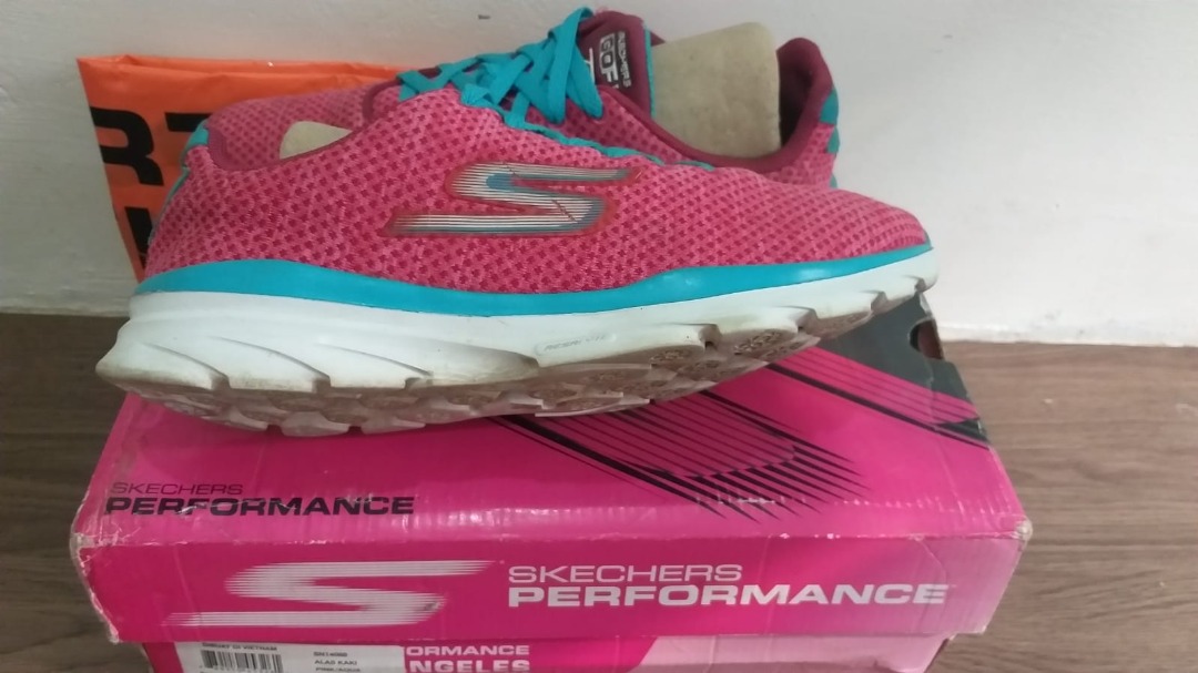 Skechers GOFIT TR PRIMA PINK Fesyen Wanita Sepatu di Carousell