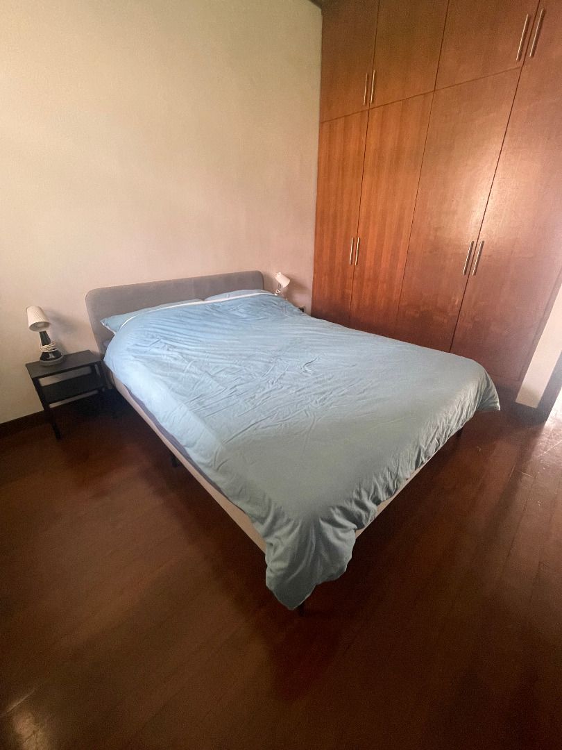 Slattum upholstered bed shop frame