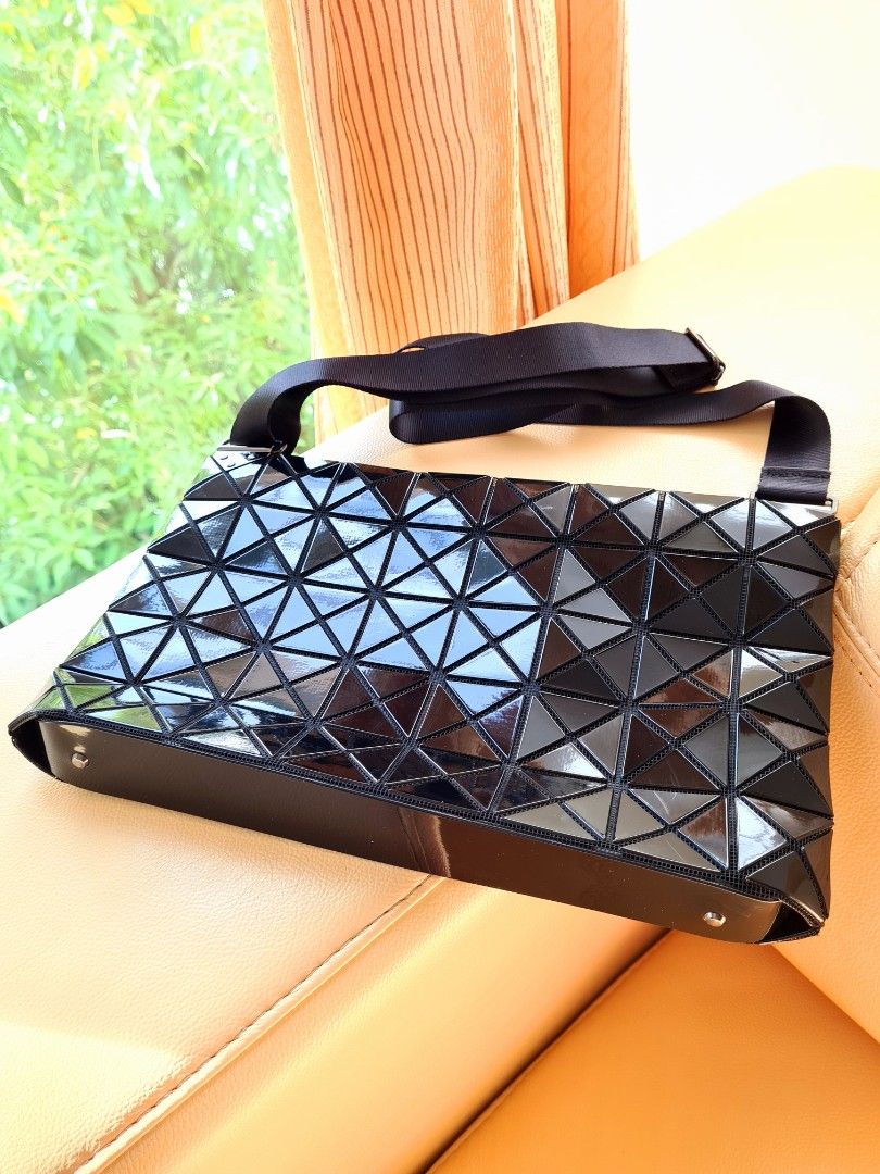 Bao Bao Issey Miyake Glossy Black Sling Bag