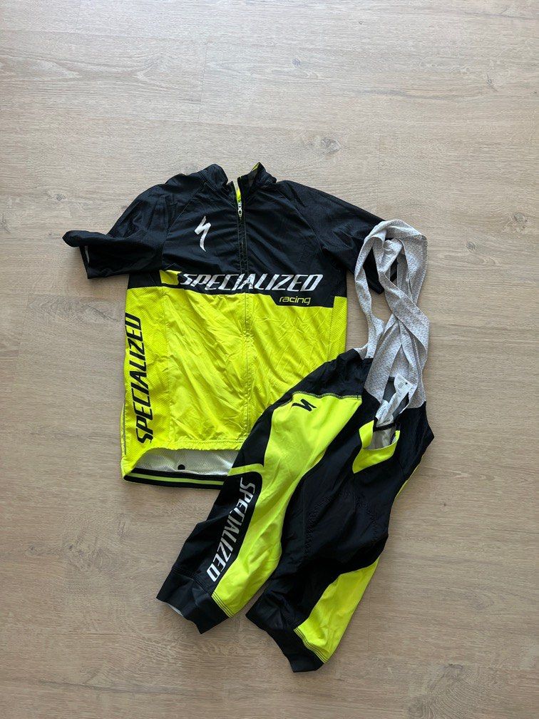 Mens cycling jersey and bib shorts set cheap