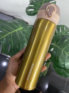 Starbucks Thumbler Gold