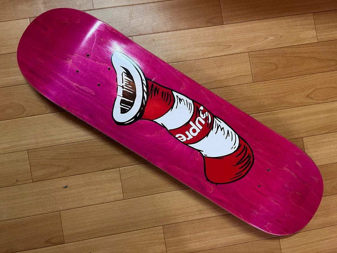 Cat in the sale hat supreme skateboard