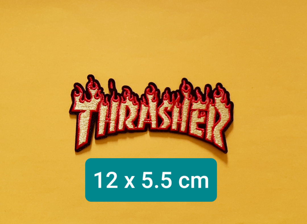 Thrasher iron on cheap