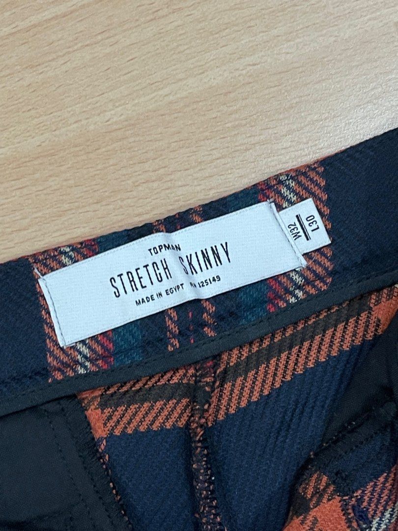 Topman checkered pants top