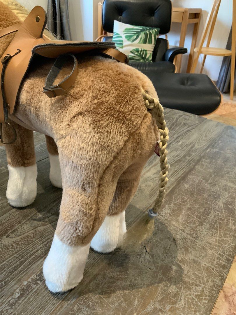 Large stuffed horse with saddle clearance