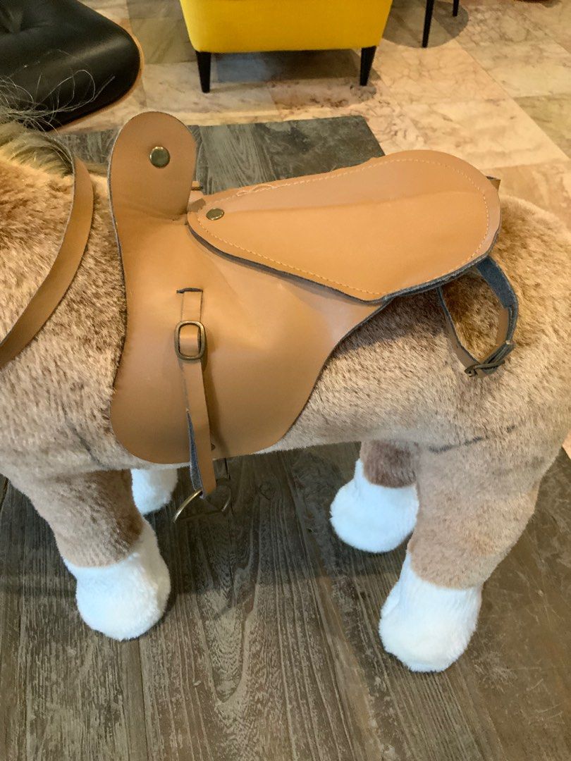 Large stuffed horse with saddle clearance