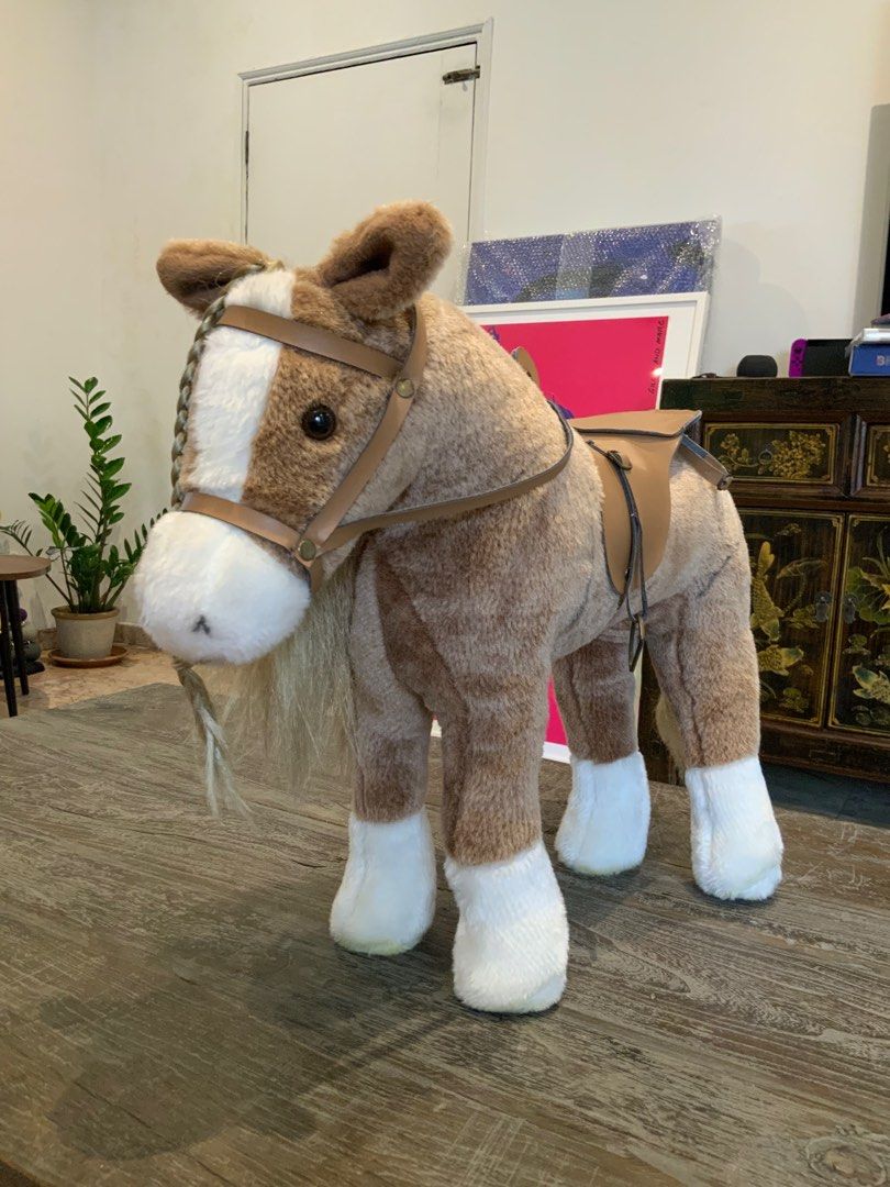 Large Toy Horse with Saddle Reins