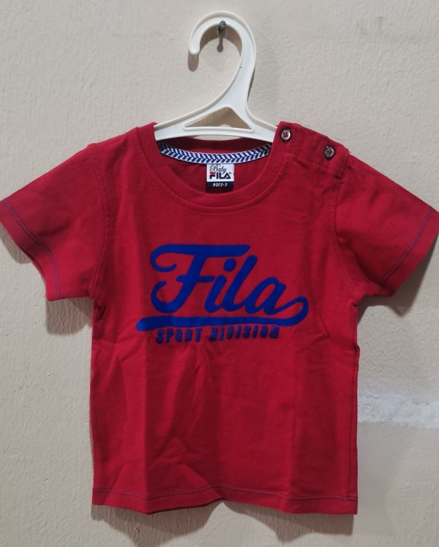 Infant fila shirt sales