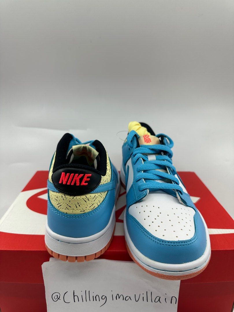 us 6Y Nike Dunk Low Cut Top Kyrie Irving Baltic Blue Gum University UNC White Sky Baby Blue Women s Fashion Footwear Sneakers on Carousell