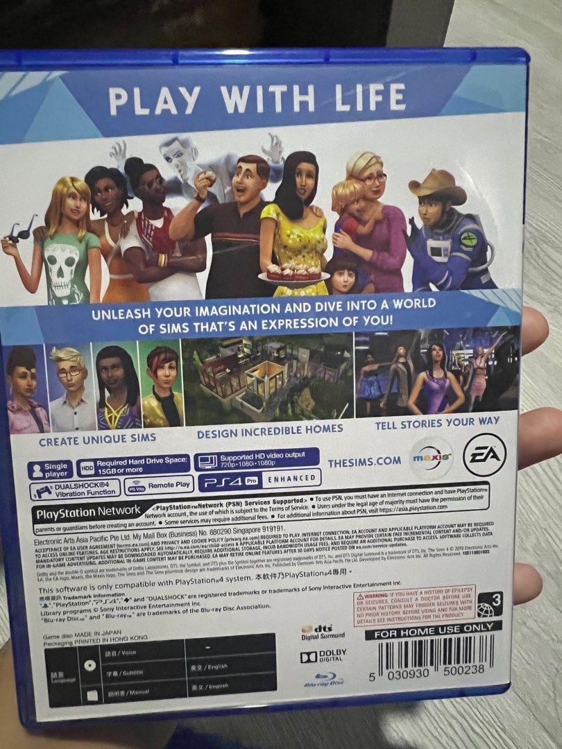 Sims 4 used ps4 online