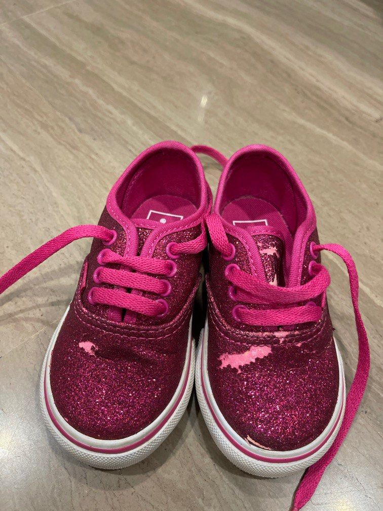 Glitter 2024 vans baby