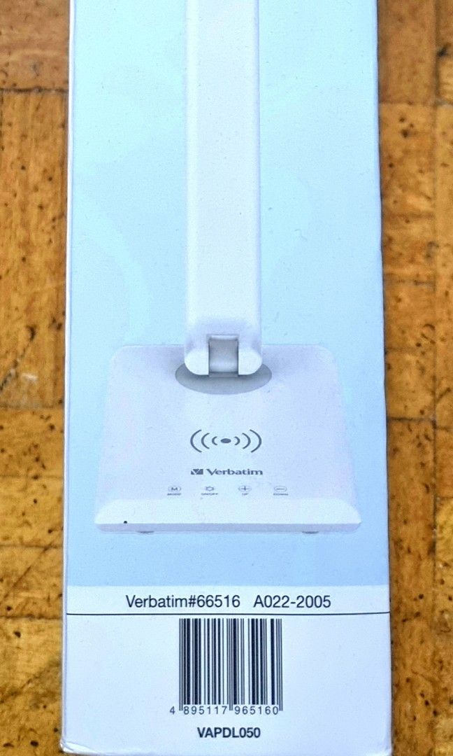CLEARANCE Verbatim LED Desklamp with 10W Wireless Charger Furniture Home Living Lighting Fans Lighting on Carousell