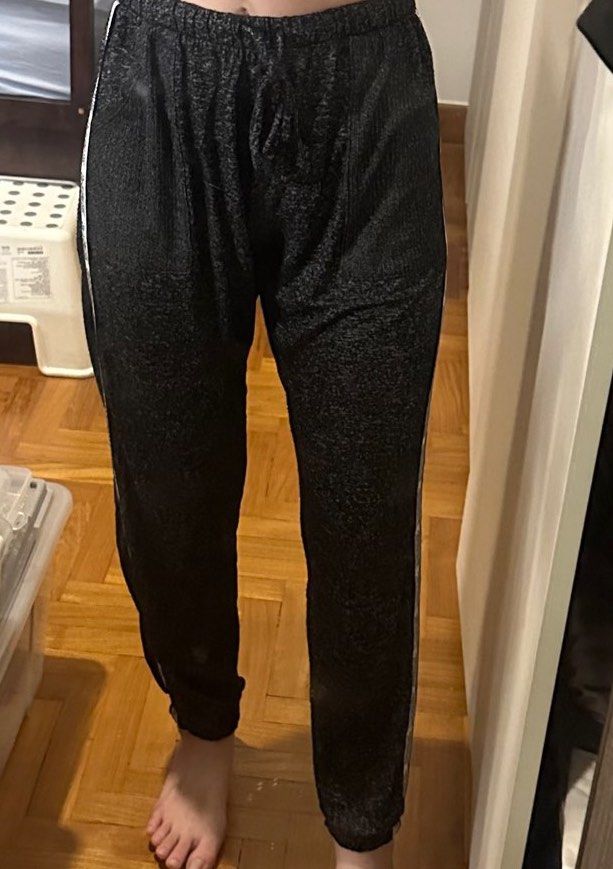 Victoria s Secret PINK black joggers Women s Fashion Bottoms Other Bottoms on Carousell