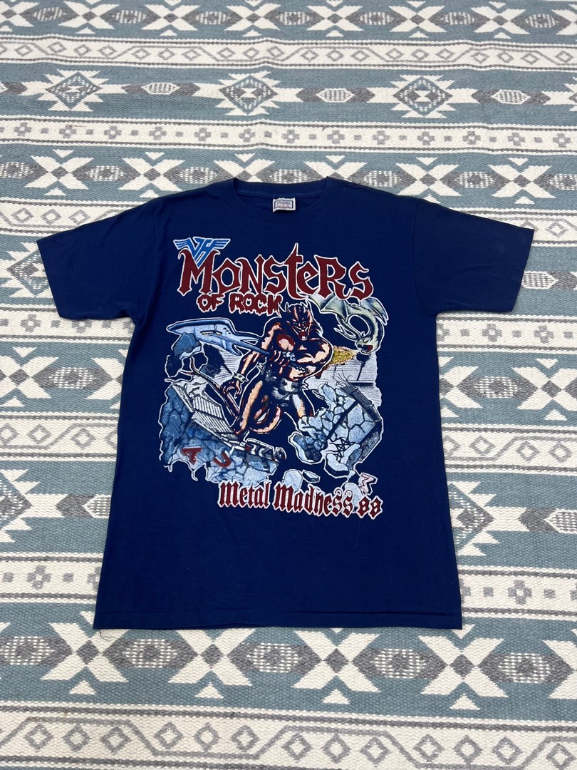 Vintage Band TShirt Monster Of Rock, Men's Fashion, Tops & Sets