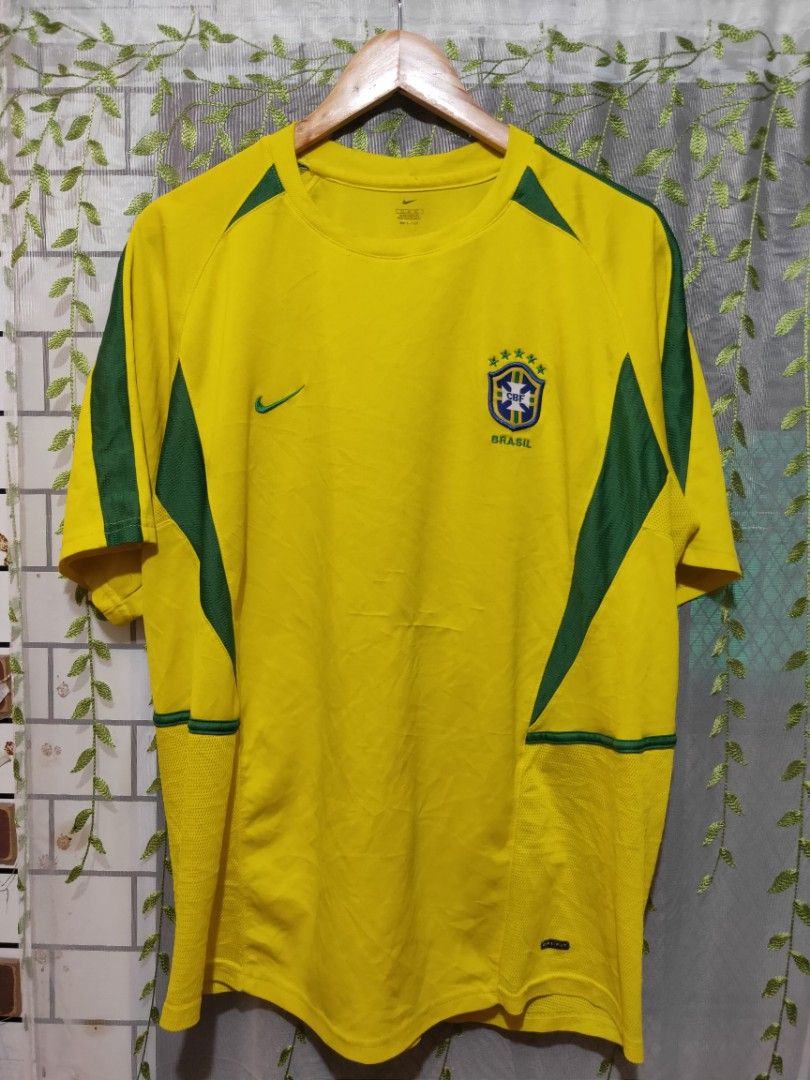 Vintage Brasil Nike Soccer Jersey #9 Ronaldo on Carousell