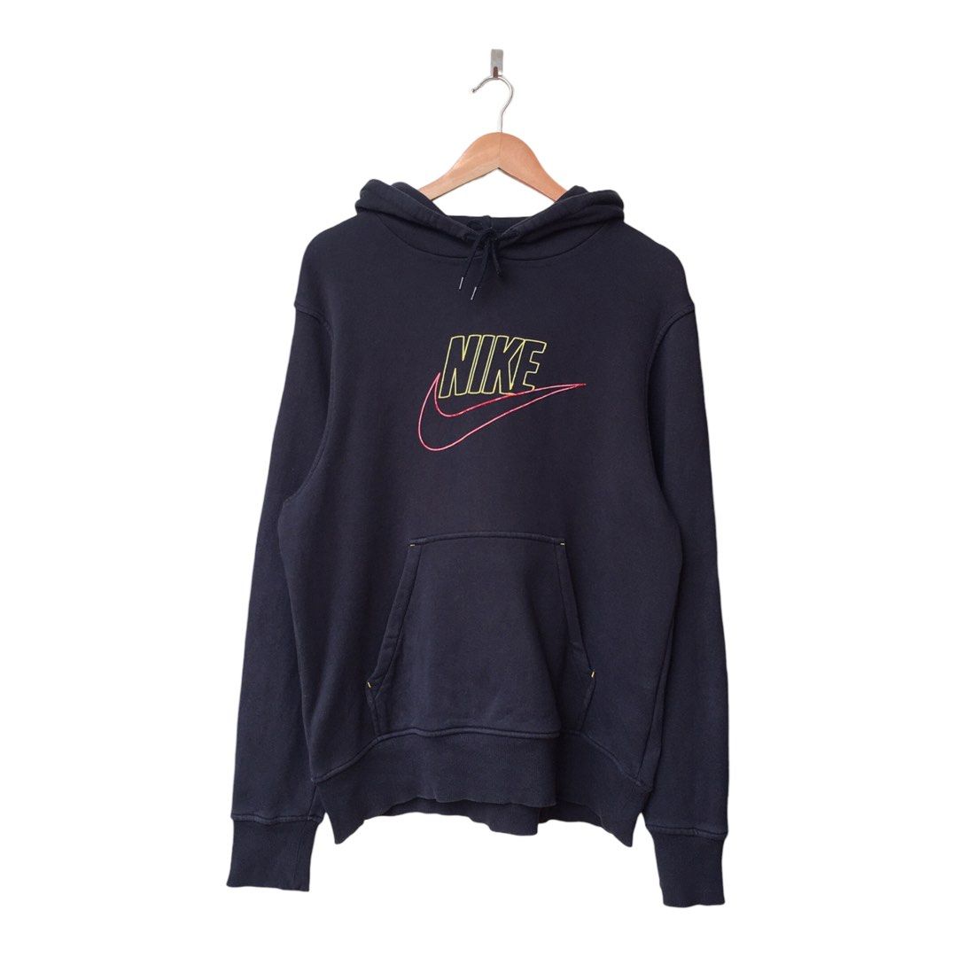 Nike vintage front logo pullover hoodie top
