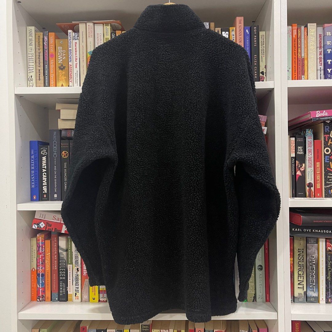 Tommy hilfiger half zip teddy hoodie shop