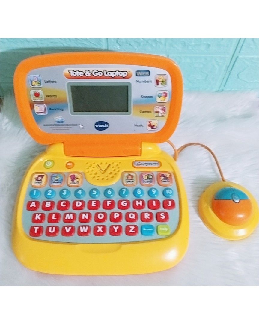 Vtech Tote and Go Laptop with Web Connect, Orange Product description Play  just like the grown-ups and connect online with the Tote & Go Laptop from  VTech . Your child can play