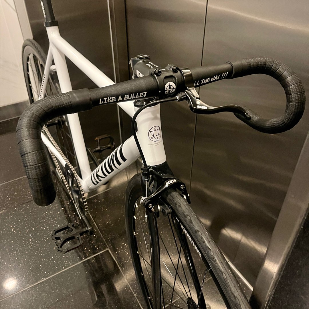 Weapon Fixie With Drop Bars Drop Bar Fixed Gear Brakes Fixie Drop