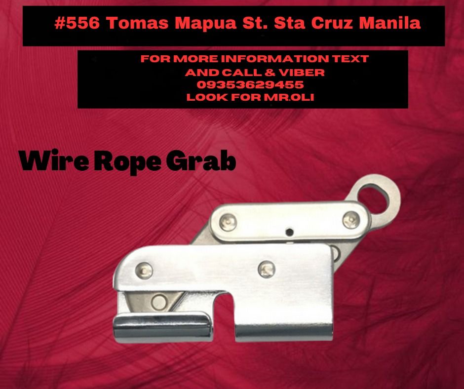 Wire Rope Grab, Commercial & Industrial, Construction Tools & Equipment on Carousell