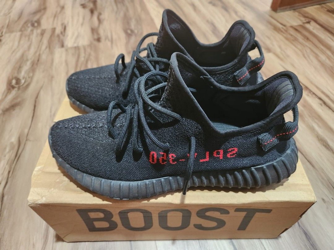 Yeezy 350 bred Men s Fashion Footwear Sneakers on Carousell