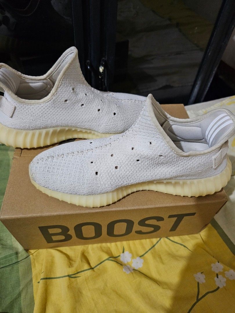 Can you bleach hotsell cream white yeezys