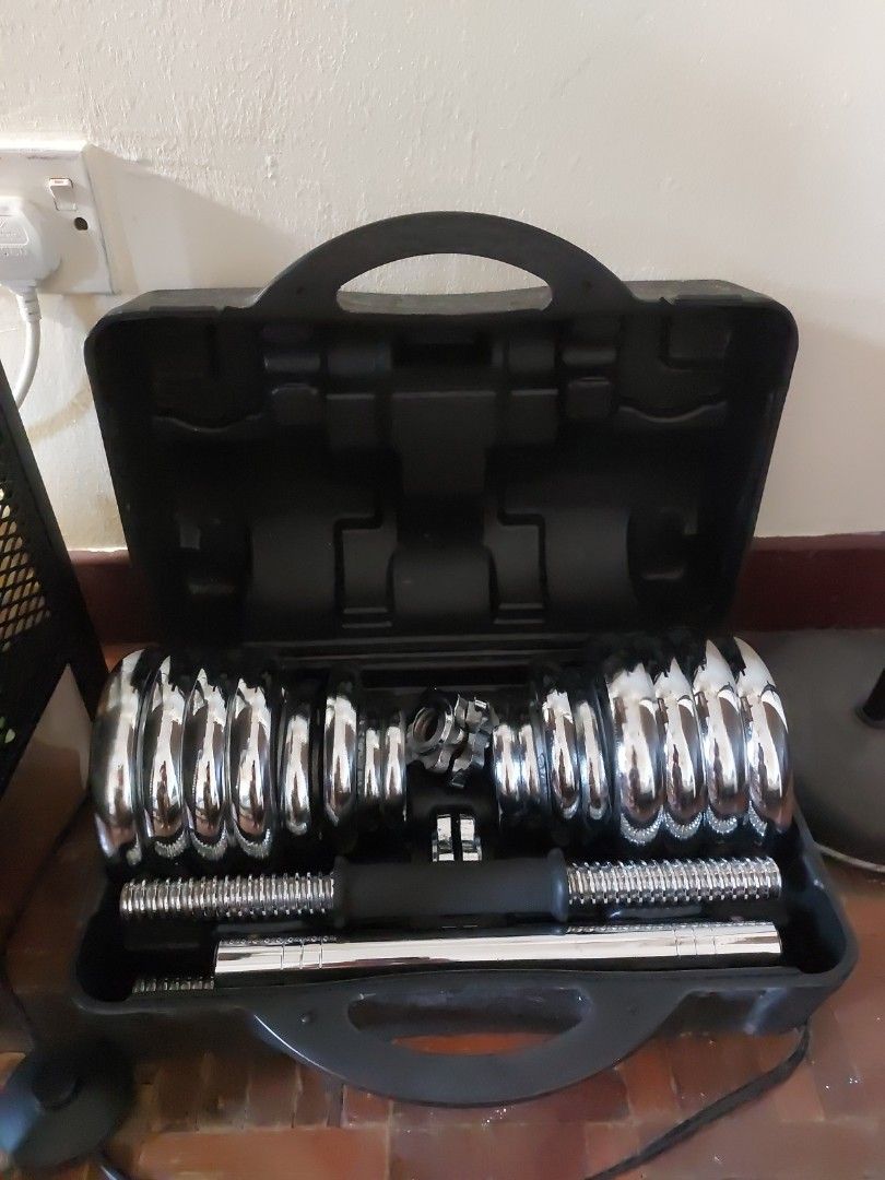 York 30 kg chrome dumbbell 2025 set