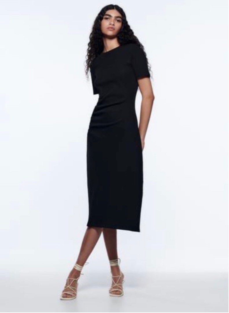 ZARA RIBBED DRESS Women s Fashion Dresses Sets Dresses on